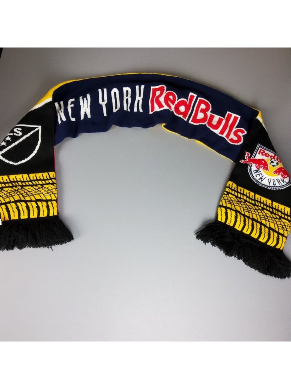 New York Red Bulls Scarf Red Blue Reversible MLS Soccer Football